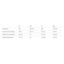 SizeChart